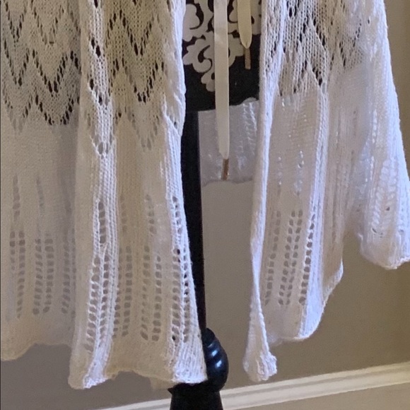 Crochet Gauzy tie front top - Boho goddess - Picture 4 of 6